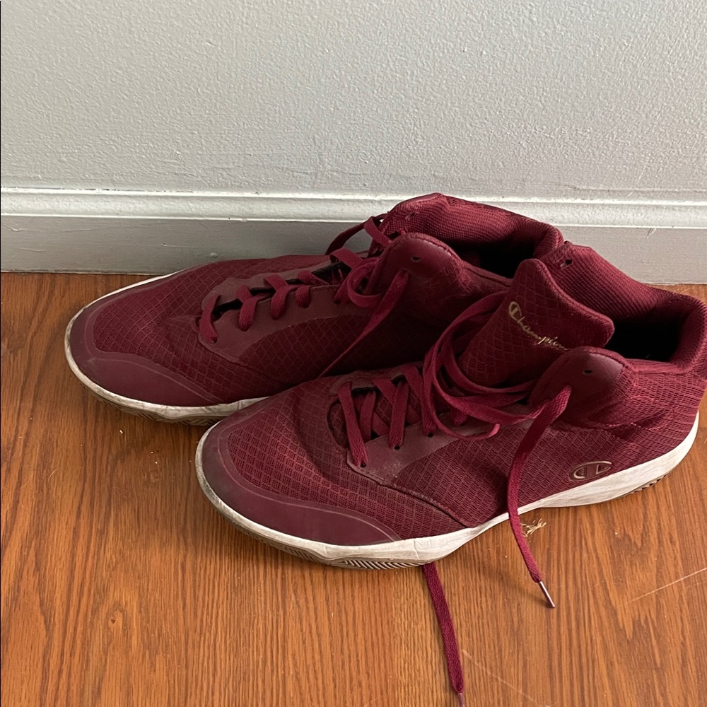 Champion Men's Burgundy Athletic Sneakers